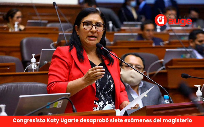 Congresista Katy Ugarte desaprobó siete exámenes del magisterio, pero asegura que “es muy hábil como maestra”