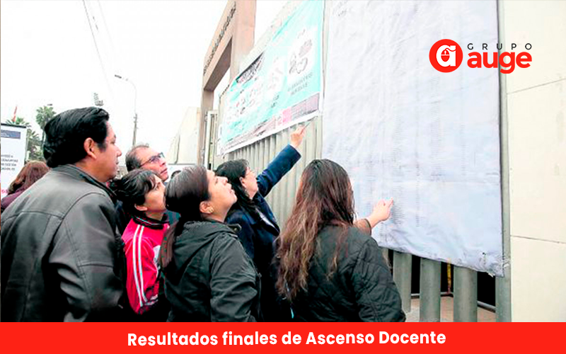 Resultados finales de Ascenso Docente: revisa aquí la lista de profesores ganadores del concurso nacional del Minedu