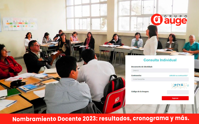 Nombramiento Docente 2023: resultados, cronograma, puntaje mínimo y últimas noticias, según Minedu