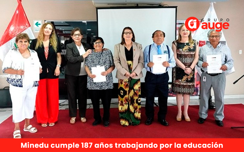 Minedu cumple 187 años trabajando por la educación