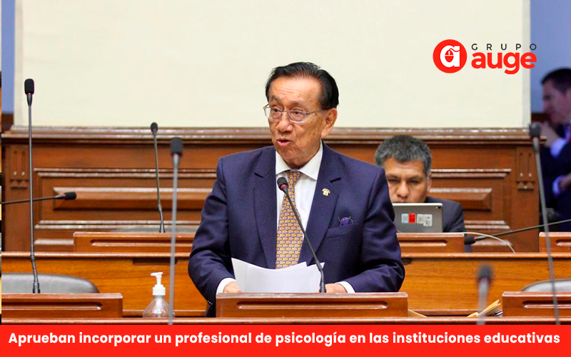 Aprueban incorporar un profesional de psicología en las instituciones educativas