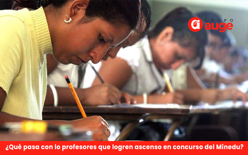 ¿Qué pasa con lo profesores que logren ascenso en concurso del Minedu?