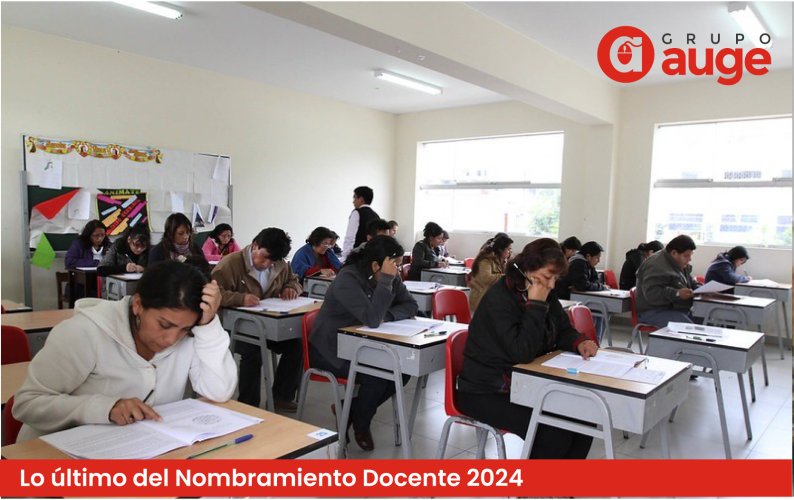 Lo último del Nombramiento Docente 2024