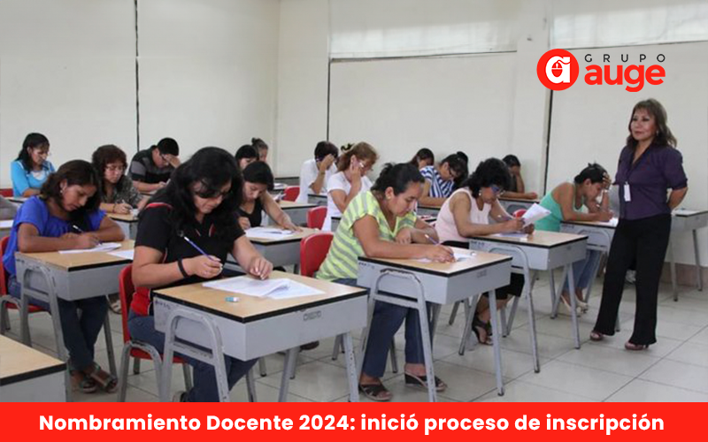 Nombramiento docente 2024: inicia inscripción para concurso a carrera magisterial