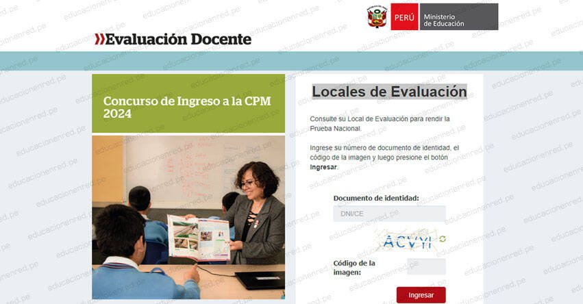 MINEDU: Consulta los Centros de Evaluación para el Examen de Nombramiento Docente 2024