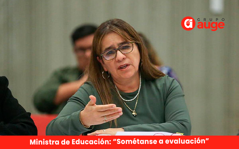 Ministra de Educación sobre ley que busca reponer a docentes cesados: “Sométanse a evaluación”