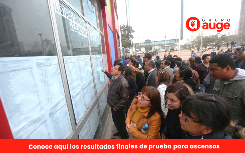 ¡Atención, docente! Conoce aquí los resultados finales de prueba para ascensos