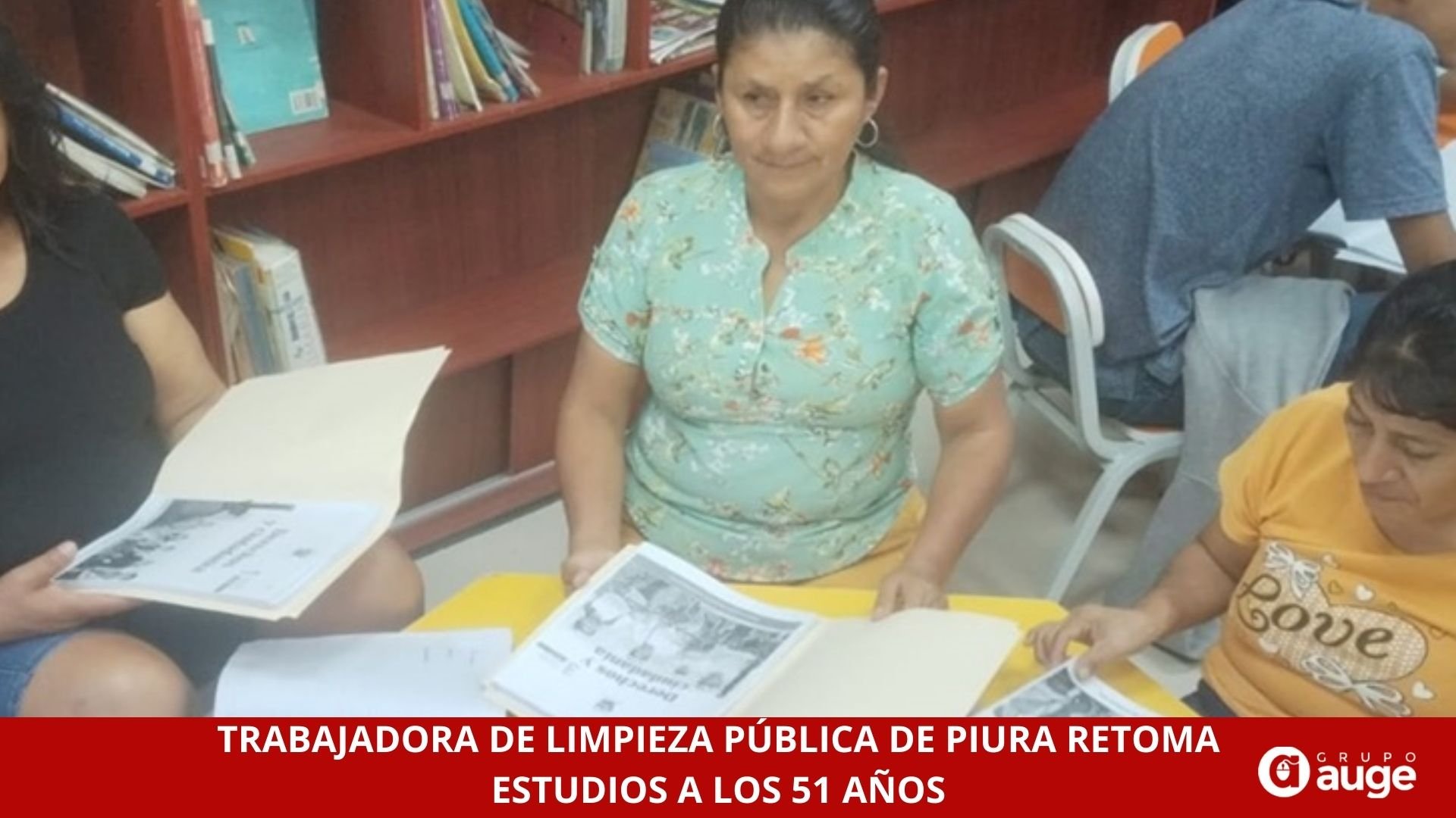 TRABAJADORA DE LIMPIEZA PÚBLICA DE PIURA RETOMA ESTUDIOS A LOS 51 AÑOS GRACIAS A PROGRAMA DE ALFABETIZACIÓN