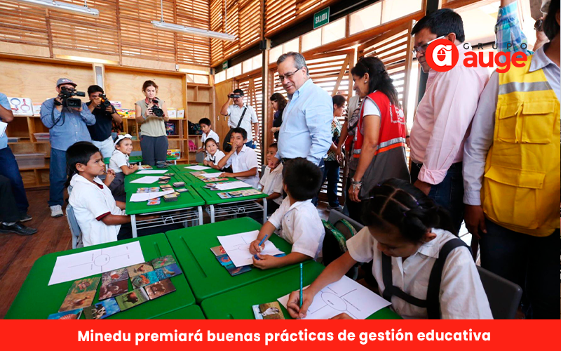 Minedu premiará buenas prácticas de gestión educativa